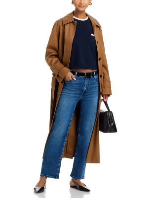 Le Sleek Straight High Rise Jeans in Reign