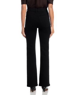 The Reboot High Rise Flare Leg Jeans in Black