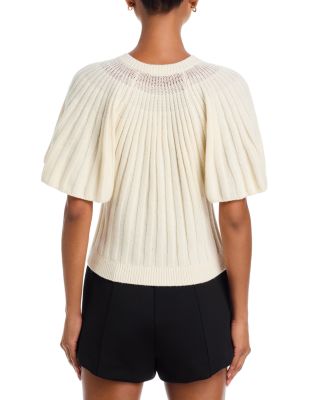 The Wool Cashmere Flutter Cardigan