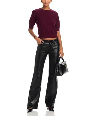 The Ladder Pointelle Cashmere Sweater