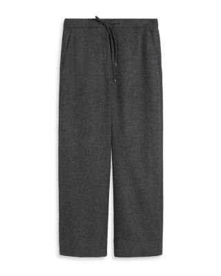Livio Black Wool Cashmere Pants