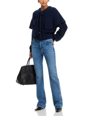 The Wool Blend Cape Sweater