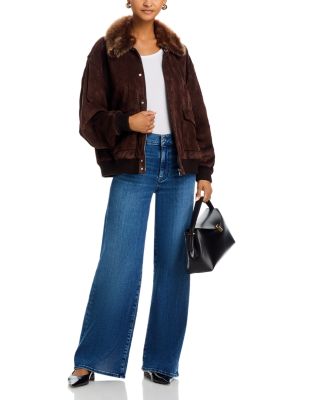 Le Slim Palazzo High Rise Jeans in Reign