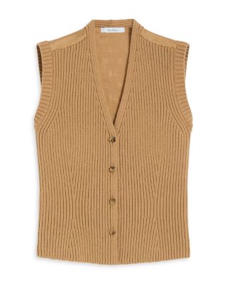 Madre Camel Knit Vest