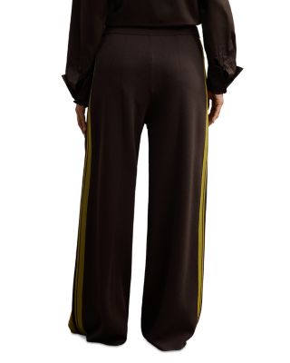 Samson Knitted Wide Leg Side Stripe Trousers