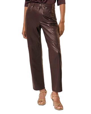 Verona Slim Leather Trousers