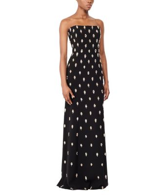 Snowdrop Embellished Strapless Maxi Dress