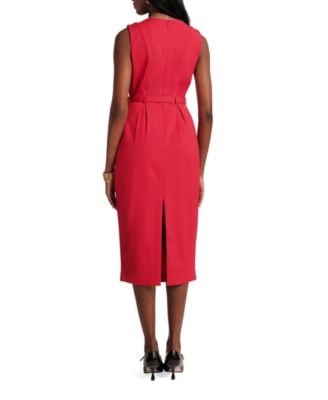 Audrey Belted Midi Dress
