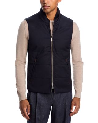 Wool Channel Quilt Travel Vest
