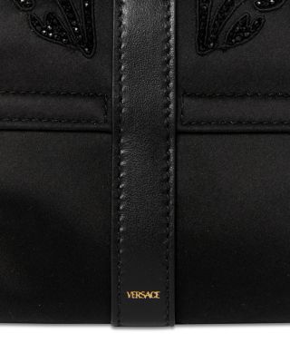 Kleio Beaded Satin Shoulder Bag