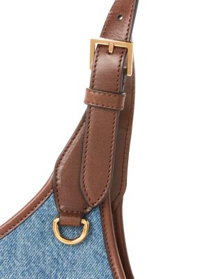La Medusa Denim &amp; Leather Tote