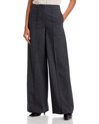 Irina Pinstripe Wide Leg Pants