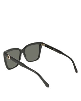 Solid Square Sunglasses, 57mm