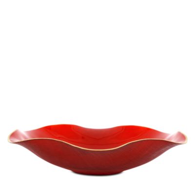 Holiday Glass Medium Serving Bowl