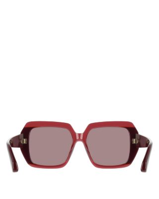 Solid Square Sunglasses, 56mm