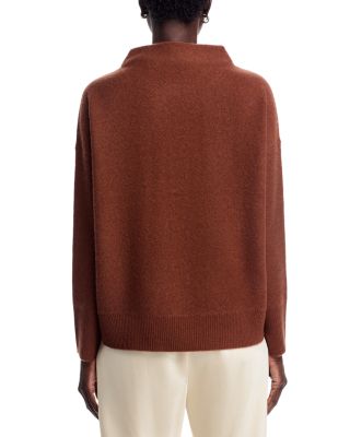 Boiled Cashmere Funnel Neck Sweater