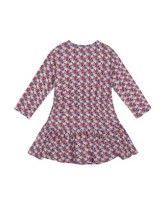 Girls' Organic Cotton Dress with Flounce Hem - Little Kid