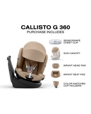 Callisto G 360&amp;deg; Rotating All in One Convertible Car Seat