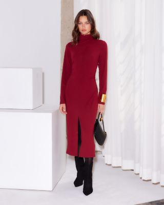 Tasha Turtleneck Midi Dress