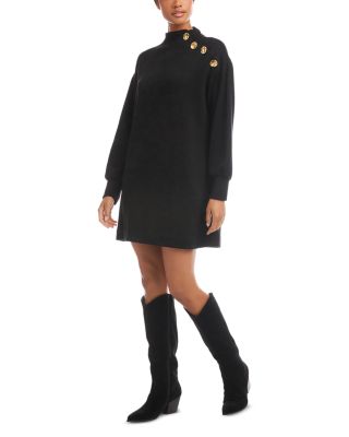 Brenna Mock Neck Dress