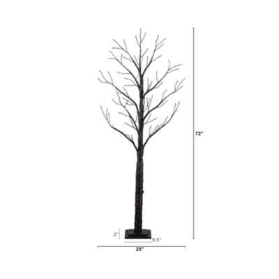 6' Pre-Lit Artificial Halloween Twig Tree