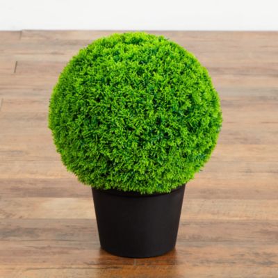 16&amp;quot; UV Resistant Artificial Mediterranean Cypress Topiary Plant (Indoor/Outdoor)