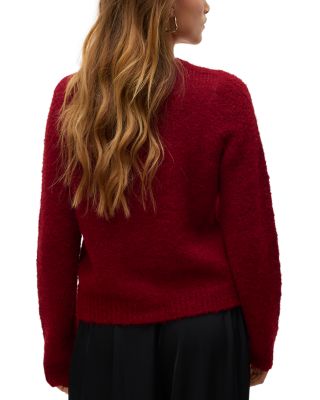 Novah Crewneck Cardigan Sweater