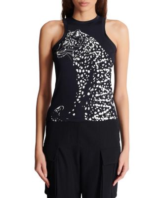 Leopard Print Tank Top