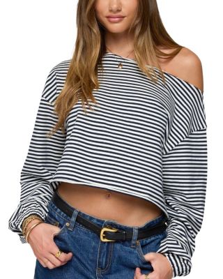 Aveline Off Shoulder Light Sweatshirt