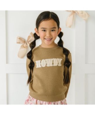 Girls' Howdy Patch Sweatshirt - Baby, Little Kid