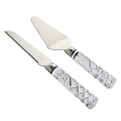 Celebrations Crystal Cake Knife & Server Set