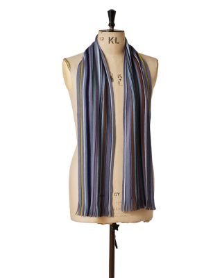 Ivan Striped Merino Wool Scarf