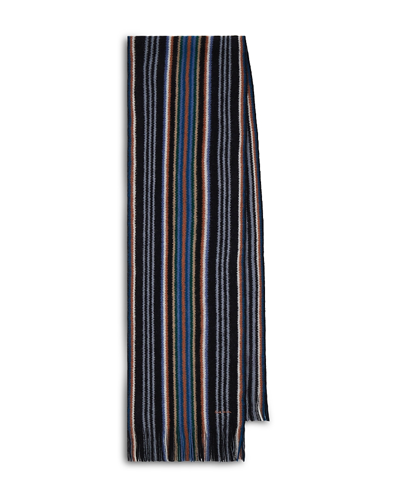 Paul Smith Striped Merino Wool Scarf Paul Smith Striped Merino Wool Scarf