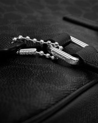 Caden Signature Canvas Brief Bag