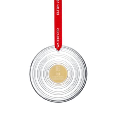 Elton John Vinyl Record Ornament