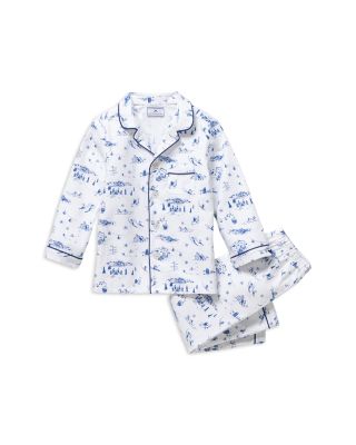 Unisex Chalet Toile Twill Pajama Set - Baby, Little Kid, Big Kid