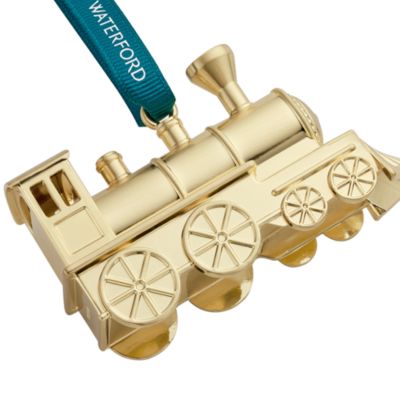 Steam Train Golden Ornament