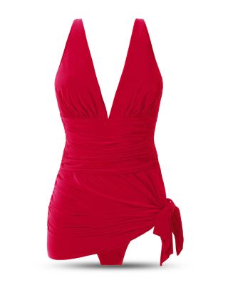 Solid Celine Convertible One Piece Swimsuit