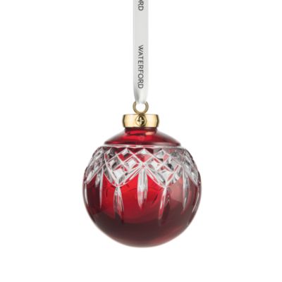 Lismore Bauble Ornament - Red