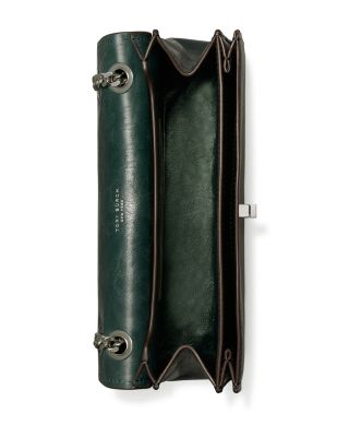 Kira Turnlock Leather Shoulder Bag