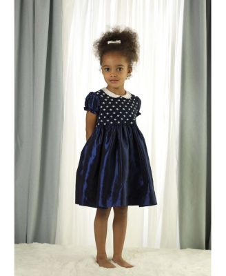 Girls' Taffeta Smocked Dress - Little Kid, Big Kid