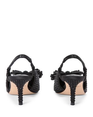 Women&#39;s Belgravia Bow Crystal Slip On Slingback Pumps