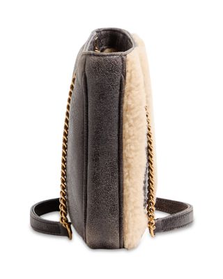 Viva Superstar Small Shearling Shopping Shoulder Bag