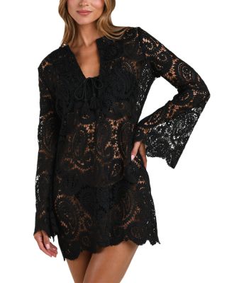 Ansley Paisley Crochet Cover Up Dress