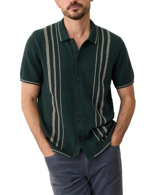 Barry Short Sleeve Button Front Sweater