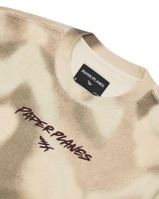 Airbrushed Camo Crewneck Sweater