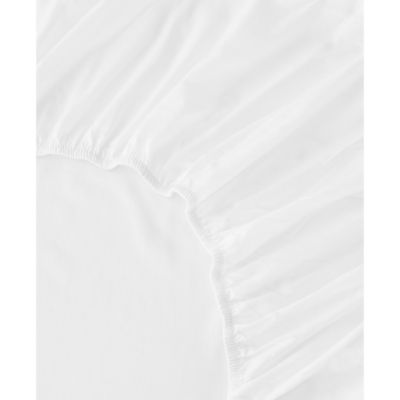 Double Ruffle Percale Sheet Set, Twin