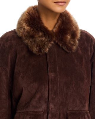 The Suede Oversized Jacket