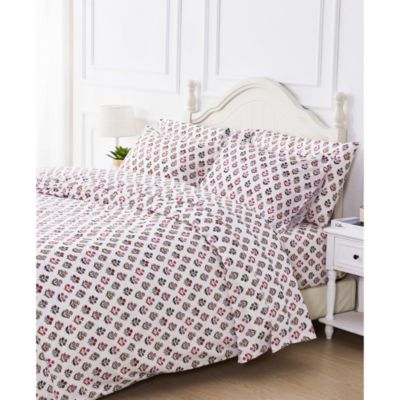 Sumita Floral Percale Duvet Cover Set