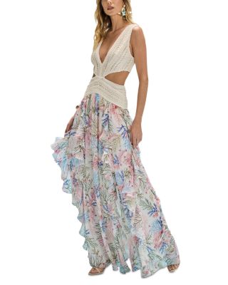 Seaweed Trim Maxi Dress